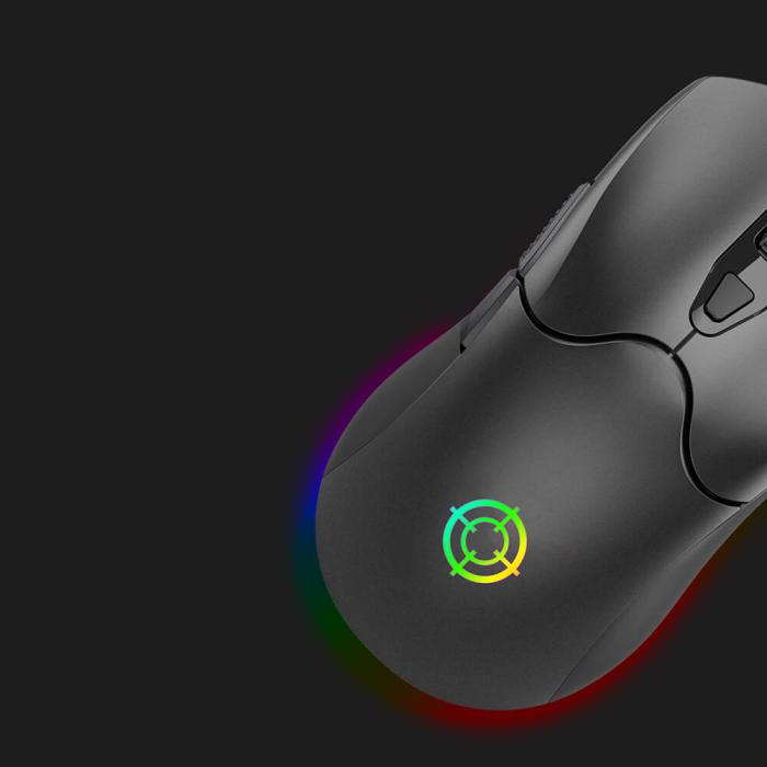 Bild 3, NORTH Gamingmus M100 RGB Svart