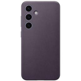 Samsung Galaxy S24 Skal Vegan Leather Dark Violet