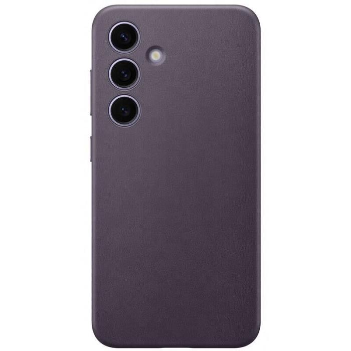 Bild 1, Samsung Galaxy S24 Skal Vegan Leather Dark Violet