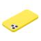 iPhone 12 / 12 Pro - Solid Matt TPU Skal - Gul