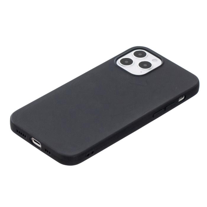 Bild 2, iPhone 12 / 12 Pro - Solid Matt TPU Skal - Svart