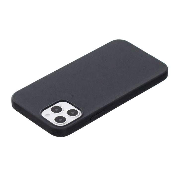 Bild 3, iPhone 12 / 12 Pro - Solid Matt TPU Skal - Svart