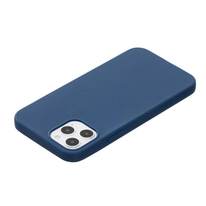 Bild 3, iPhone 12 / 12 Pro - Solid Matt TPU Skal - Mörk Blå