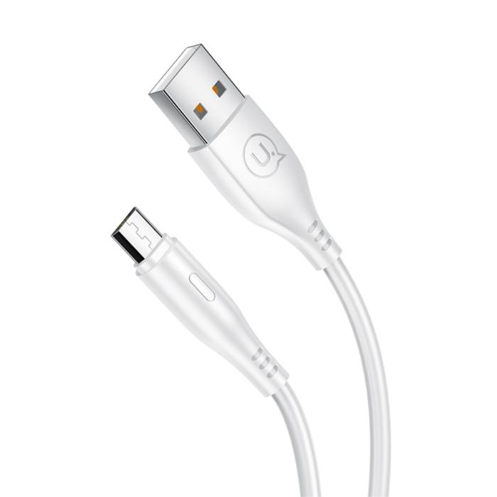 Bild 1, USAMS 1 Meter MicroUSB Kabel - Vit