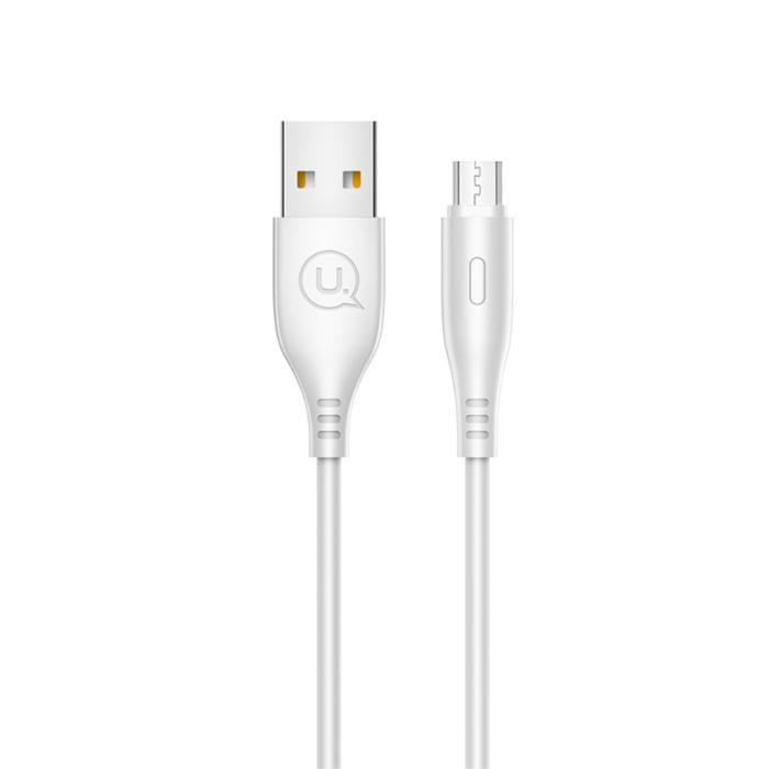 Bild 2, USAMS 1 Meter MicroUSB Kabel - Vit