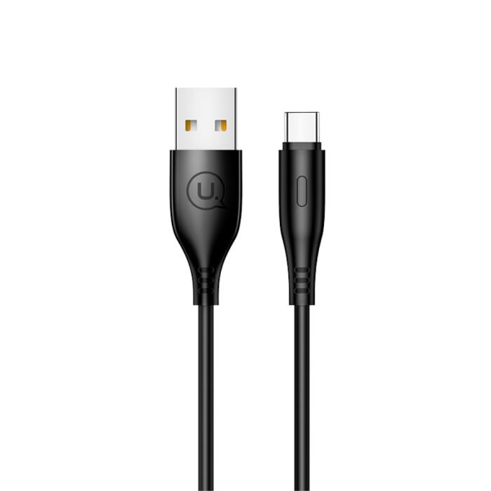 Bild 2, USAMS 1 Meter Type-C Kabel - Svart
