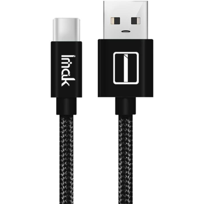 Bild 2, IMAK Type-C 1 Meter Kabel - Svart