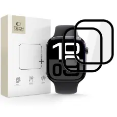Tech-Protect Apple Watch 11 / 10 46 mm 2-PACK Sk&auml;rmskydd GlassFlex+