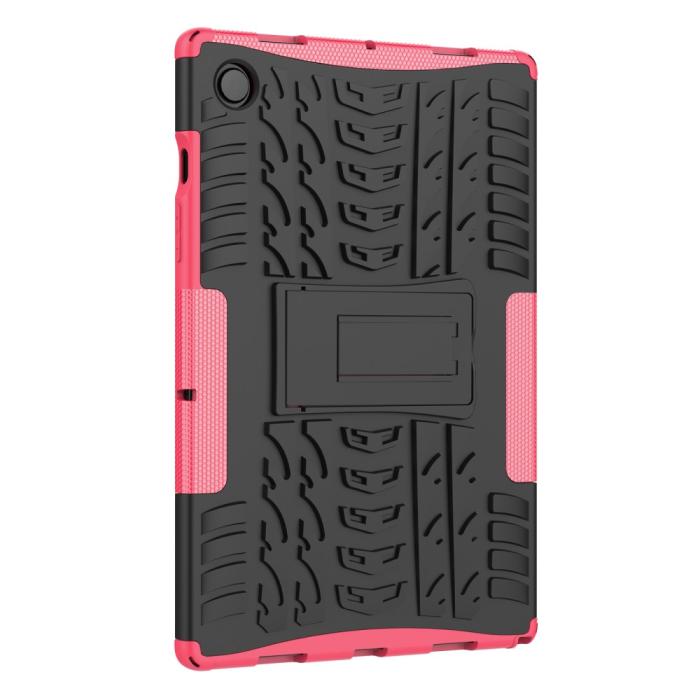Bild 3, Samsung Galaxy Tab A8 10.5 (2021) Skal Rugged Kickstand Armor Rosa