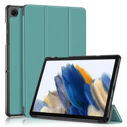 Samsung Galaxy Tab A9 Plus Fodral Tri-Fold PU Läder Svartgrön