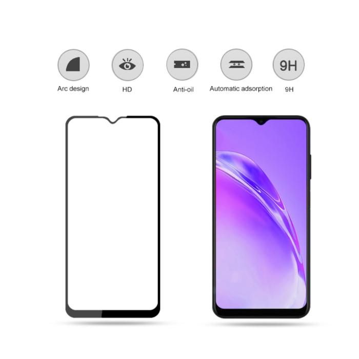 Bild 2, AMORUS Samsung Galaxy A03s Heltäckande Skärmskydd Härdat Glas