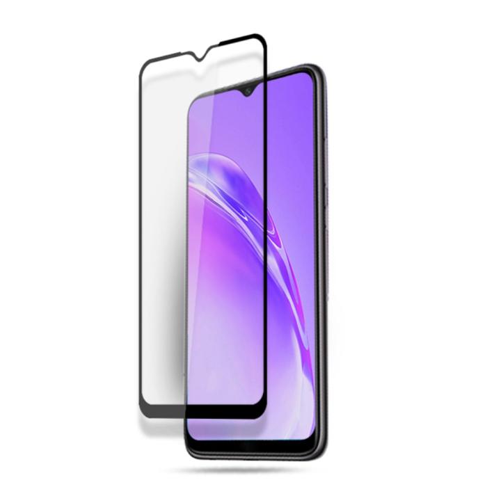 Bild 3, AMORUS Samsung Galaxy A03s Heltäckande Skärmskydd Härdat Glas