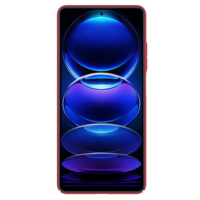 Bild 2, NILLKIN Xiaomi Redmi Note 12 Pro 5G Skal Frosted Shield Röd