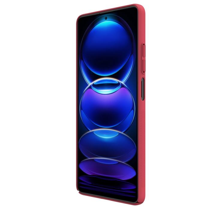 Bild 5, NILLKIN Xiaomi Redmi Note 12 Pro 5G Skal Frosted Shield Röd