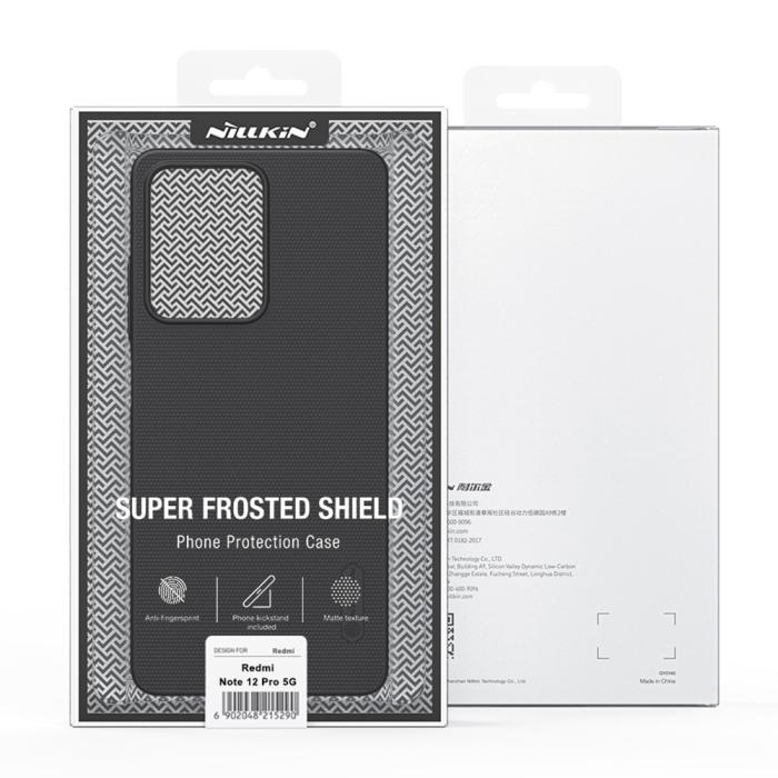 Bild 6, NILLKIN Xiaomi Redmi Note 12 Pro 5G Skal Frosted Shield Röd