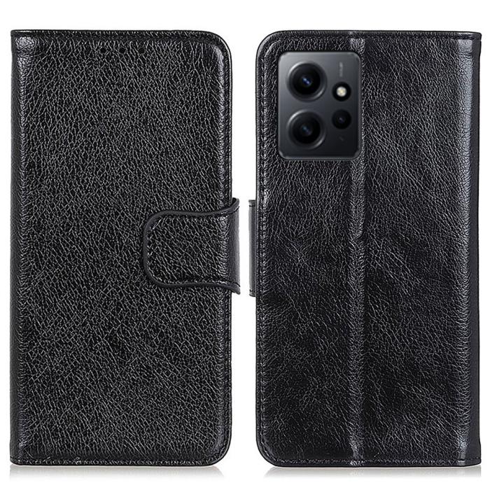 Bild 1, Xiaomi Redmi Note 12 4G Fodral Split Läder Svart