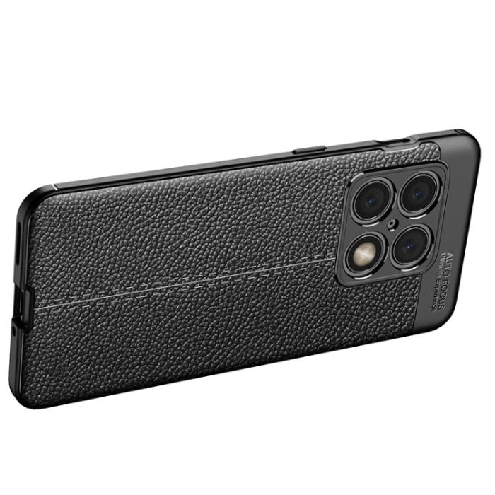 Bild 4, OnePlus 10 Pro 5G Skal Litchi Textur Blå