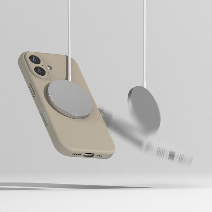 Bild 6, Ringke iPhone 16 Skal MagSafe Silikon Stone