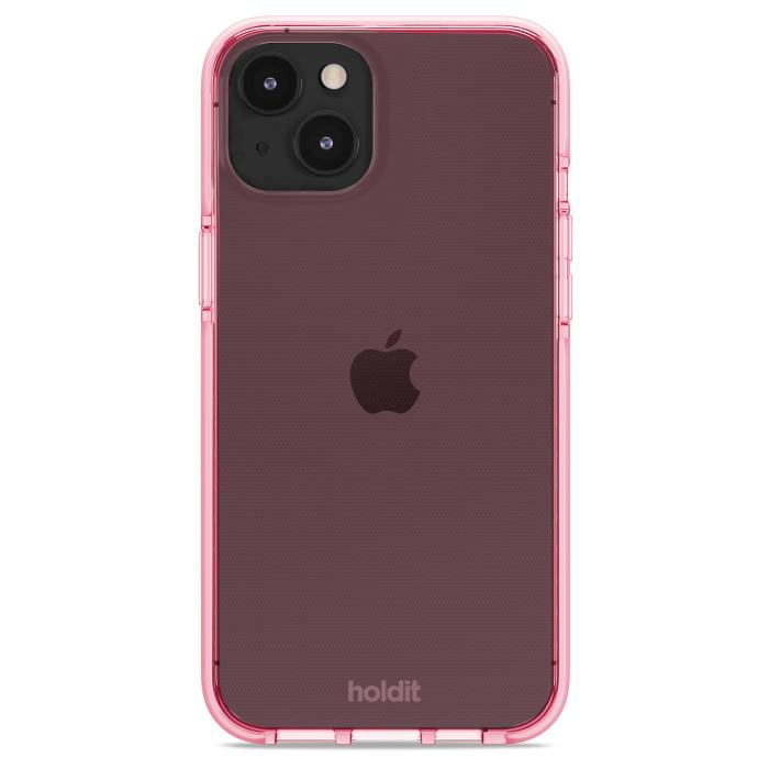 Bild 2, holdit iPhone 14 Plus Skal Seethru Bright Pink
