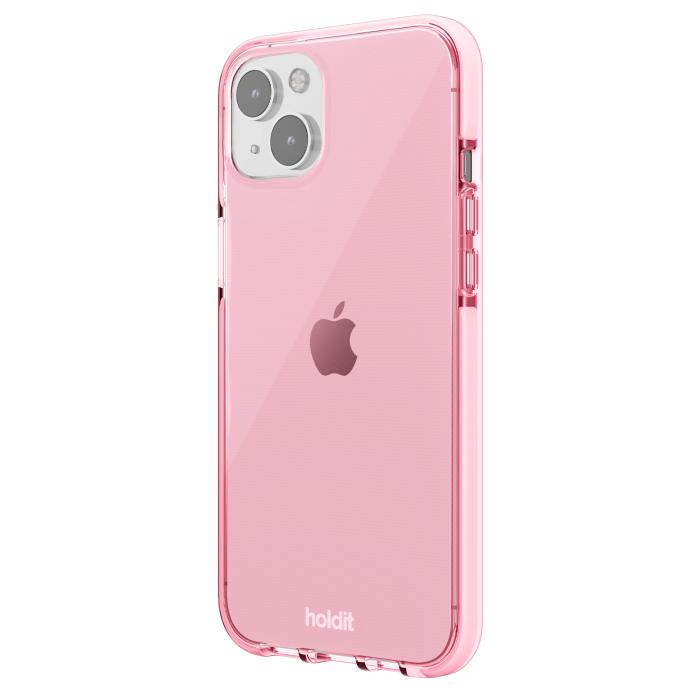 Bild 3, holdit iPhone 14 Plus Skal Seethru Bright Pink