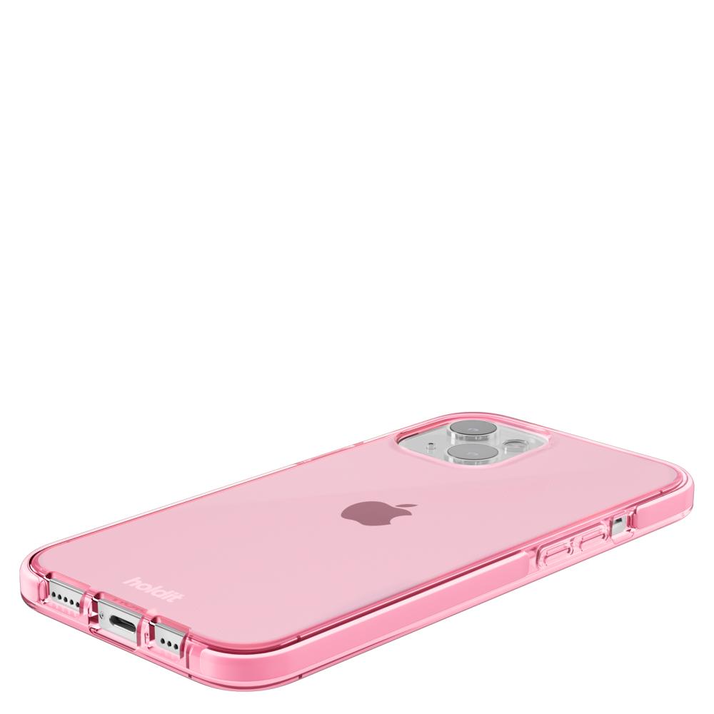 holdit iPhone 14 Plus Skal Seethru Bright Pink