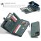 CASEME iPhone 13 Fodral/Skal Magnet 2in1 Multifunktionell Grön