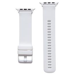 Apple Watch 42/44/45/49 mm Armband Silikon Vit