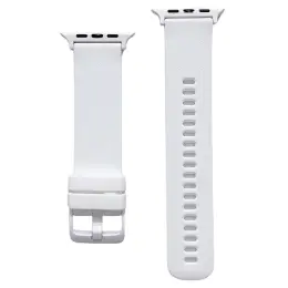 Apple Watch 42/44/45/49 mm Armband Silikon Vit