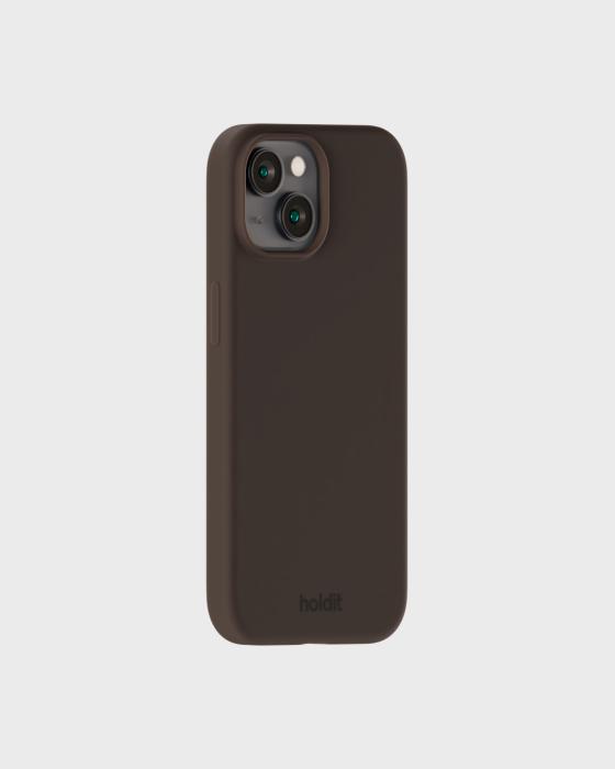 Bild 2, holdit iPhone 15 Mobilskal Silikon Chocolate