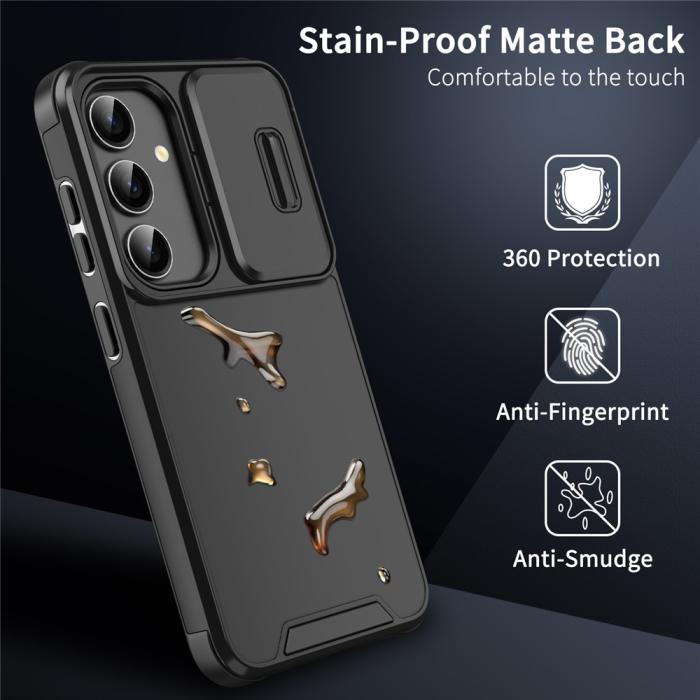 Bild 4, Samsung Galaxy S26 Plus Skal Hybrid Armor CamCover Svart