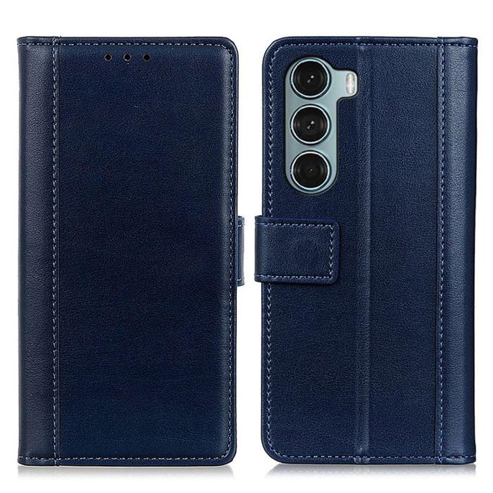 Bild 1, Motorola Moto G200 Fodral Läder Blå