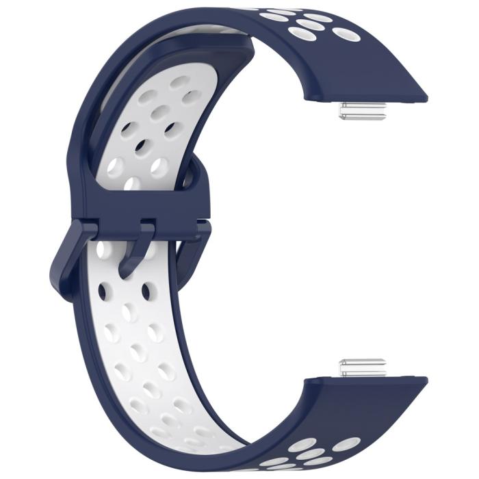 Bild 3, Huawei Watch Fit 3 Sportarmband Dual-Color Mörkblå/Vit