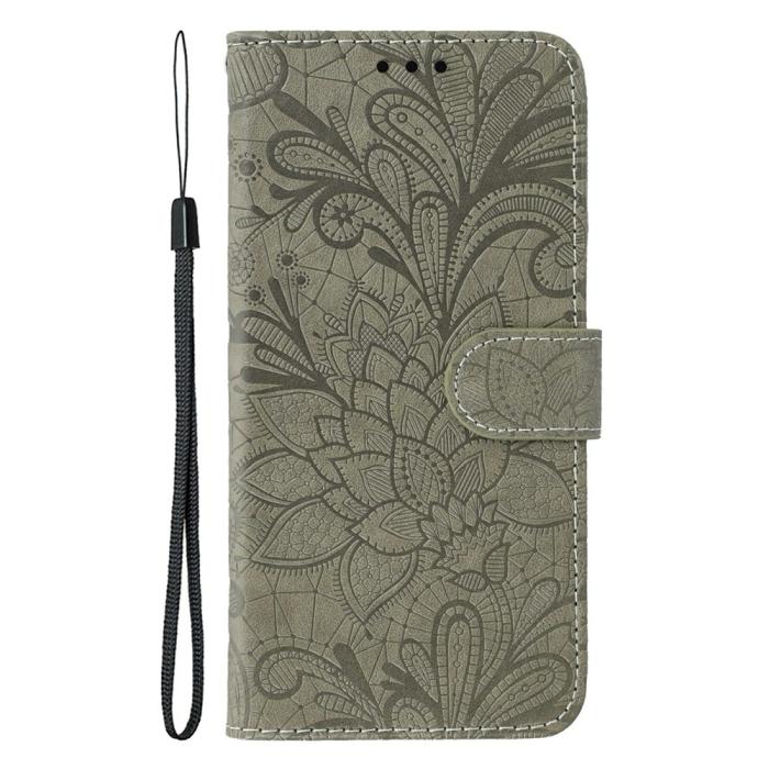 Bild 4, Samsung Galaxy S26 Ultra Fodral Med Blommigt Tryck Grå