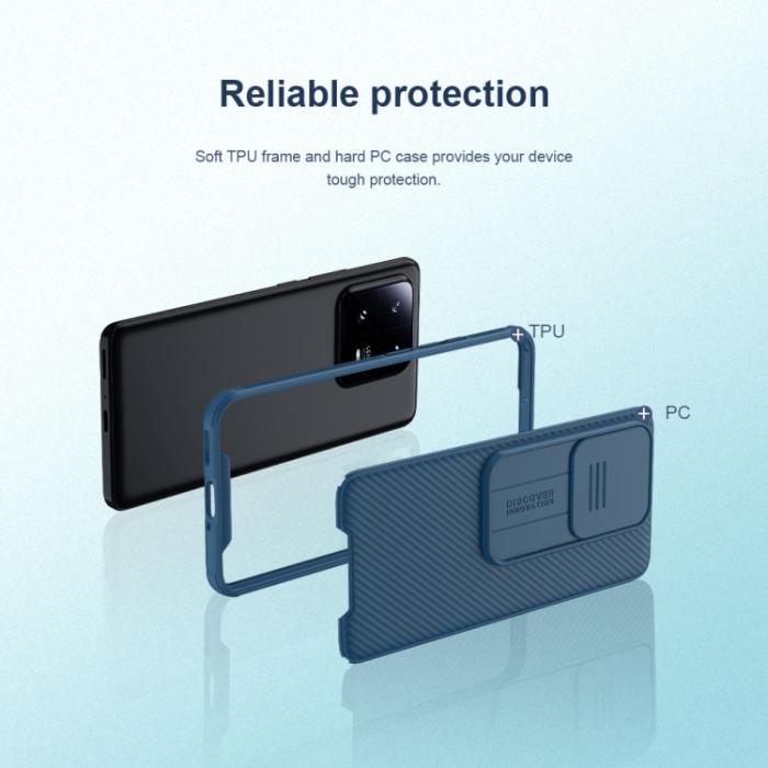 Bild 4, NILLKIN Xiaomi 13 Pro 5G Skal CamShield Pro Svart