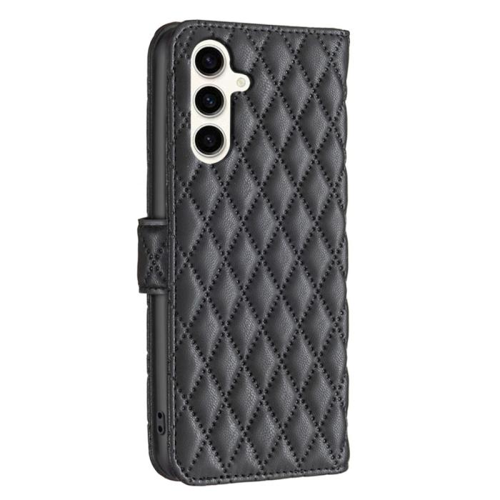 Bild 5, Samsung Galaxy S24 FE Fodral Diamond Läder Svart