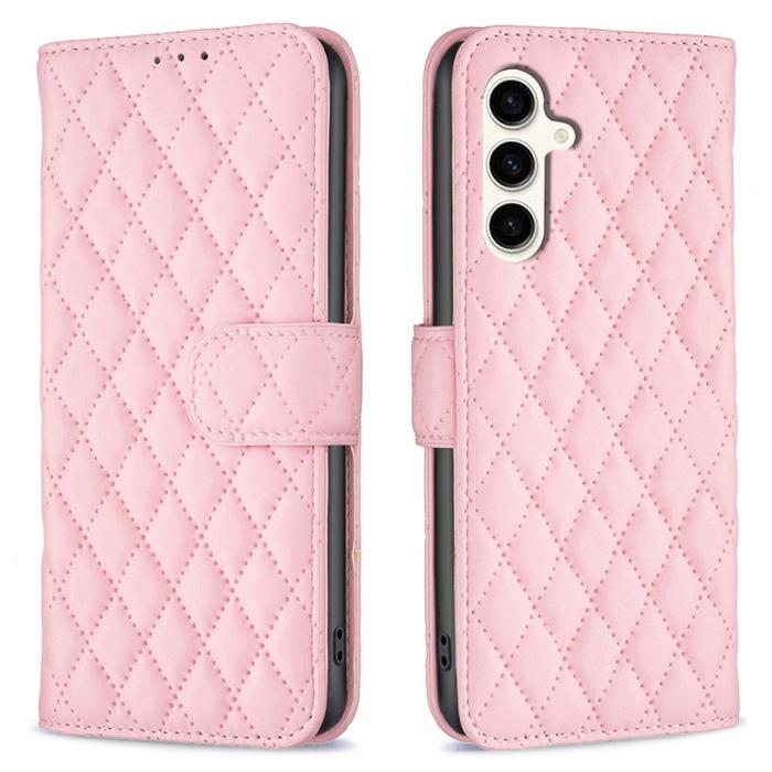 Bild 1, Samsung Galaxy S24 FE Fodral Diamond Läder Rosa