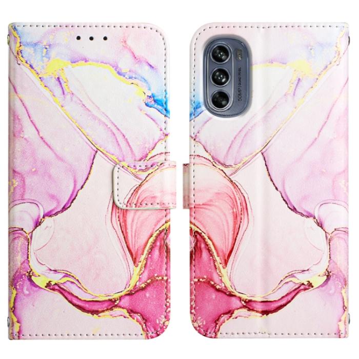 Bild 2, Motorola Moto G62 5G Fodral Marmor Roséguld