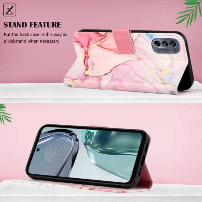 Bild 3, Motorola Moto G62 5G Fodral Marmor Roséguld