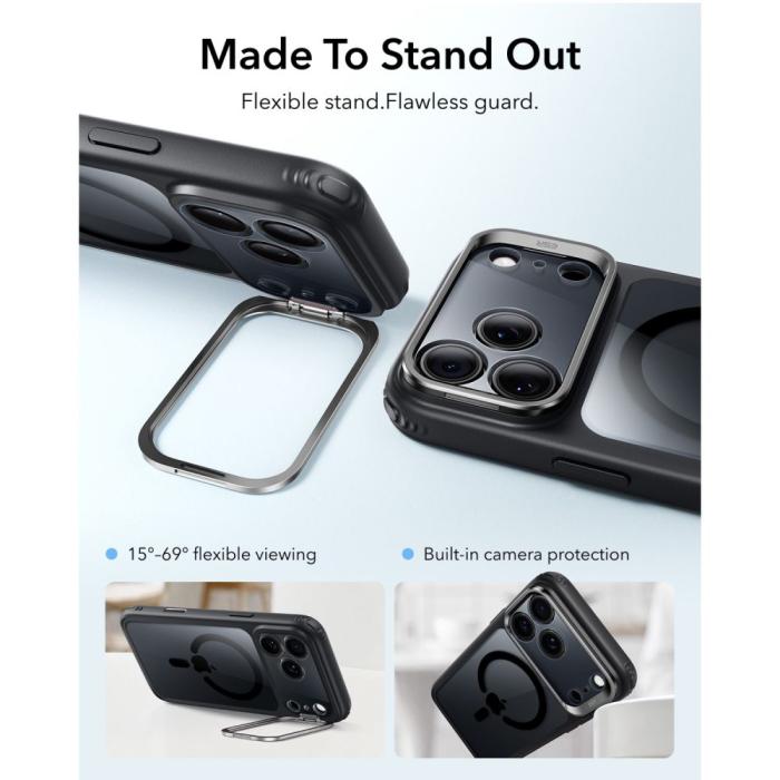 Bild 3, ESR iPhone 18 Pro Max / 17 Pro Max Skal MagSafe Hybrid Kickstand