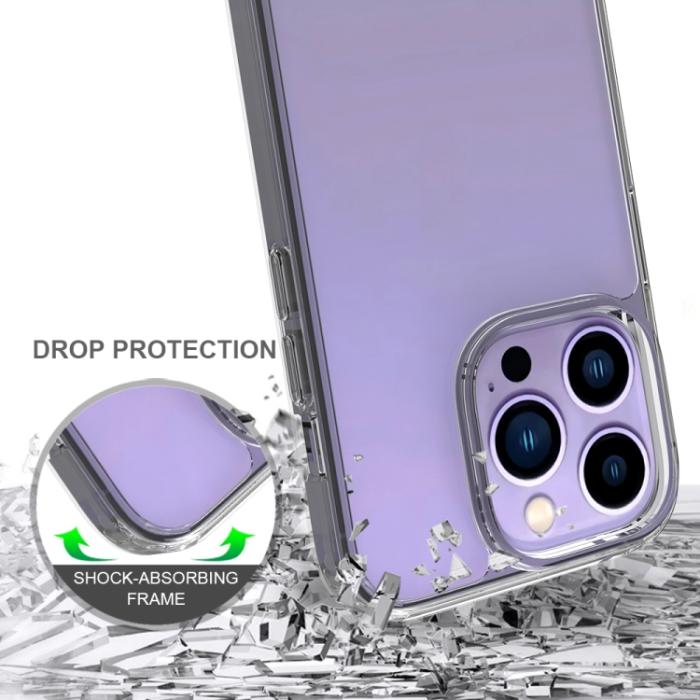 Bild 5, iPhone 14 Pro Max Skal Shockproof Hybrid Akryl/TPU Svart