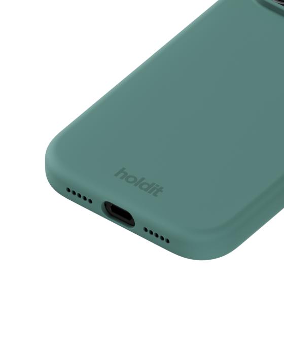 Bild 3, holdit iPhone 17 Pro Max Mobilskal Silikon Moss Green