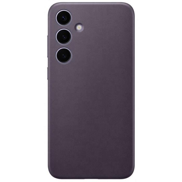 Bild 1, Samsung Galaxy S24 Plus Skal Vegan Leather Dark Violet