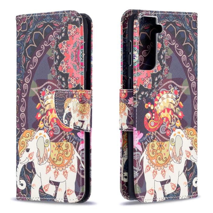 Bild 4, Samsung Galaxy S21 Plus - Fodral Med Tryck - Elefant