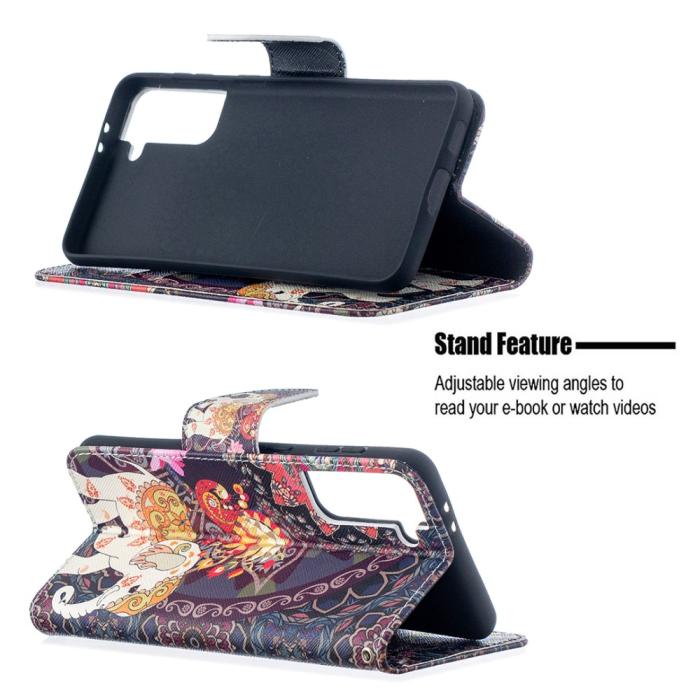 Bild 5, Samsung Galaxy S21 Plus - Fodral Med Tryck - Elefant