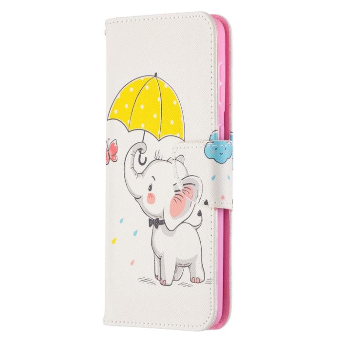 Bild 2, Samsung Galaxy S21 Plus - Fodral Med Tryck - Baby Elefant