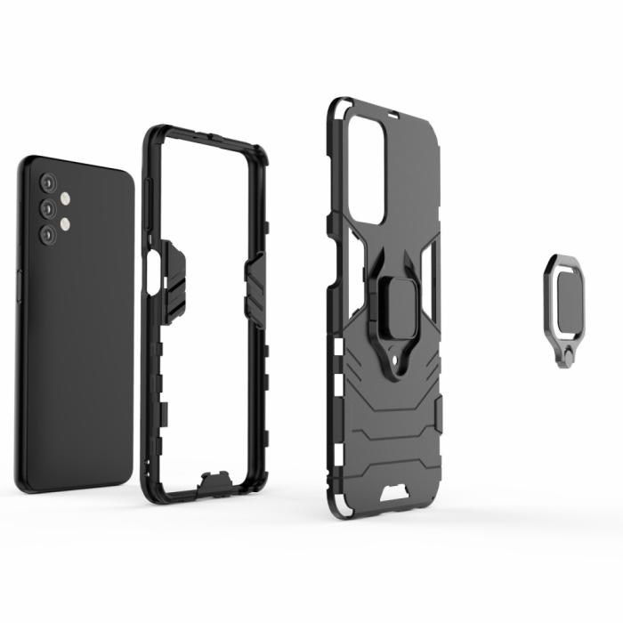 Bild 3, Samsung Galaxy A32 5G - Hybrid Ring Skal - Svart