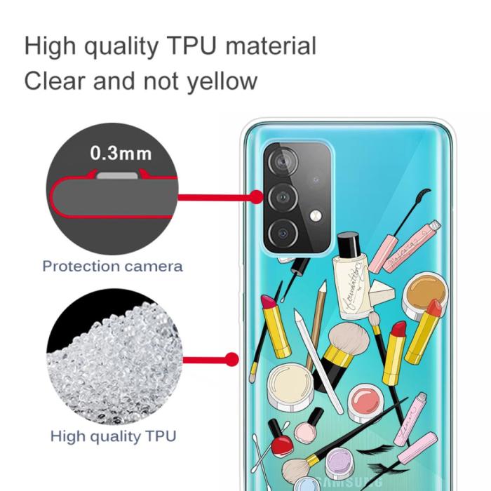 Bild 3, Samsung Galaxy A32 5G - Skal Med Tryck - Kosmetika