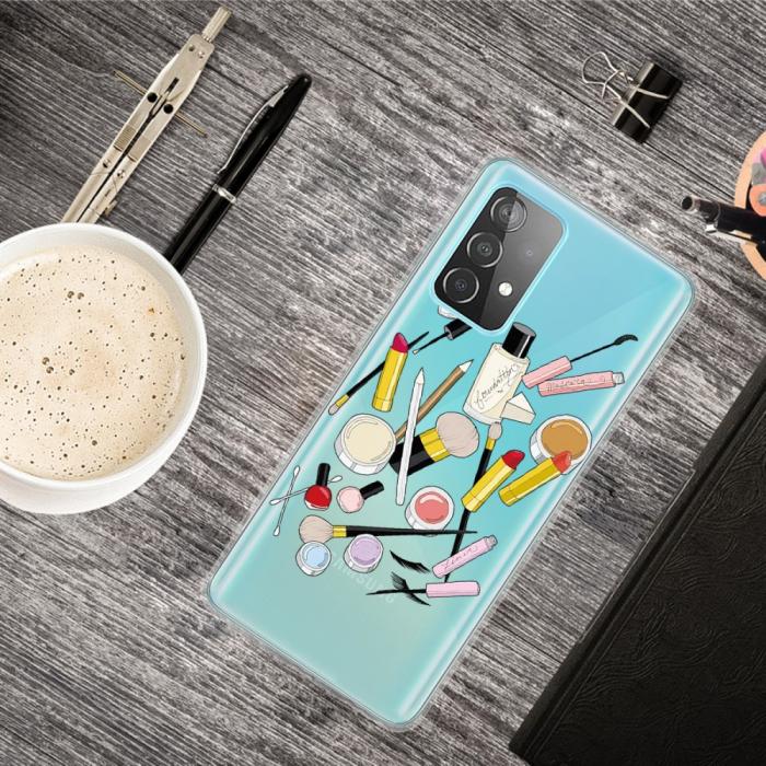 Bild 4, Samsung Galaxy A32 5G - Skal Med Tryck - Kosmetika