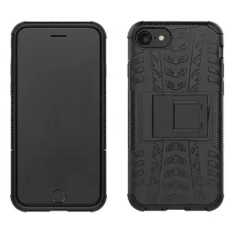 iPhone 7/8/SE (2020/2022) - Ultimata Stöttåliga Skalet med Stöd - Svart