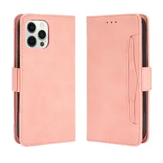 iPhone 13 Mini - Fodral Med Avtagbart Kortfodral - Ljus Rosa